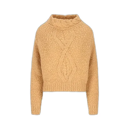 Cable Knit Turtleneck Sweater