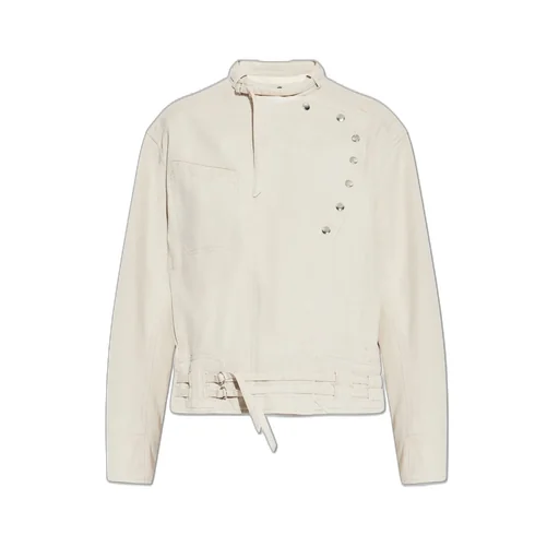 Asymmetric Button Jacket