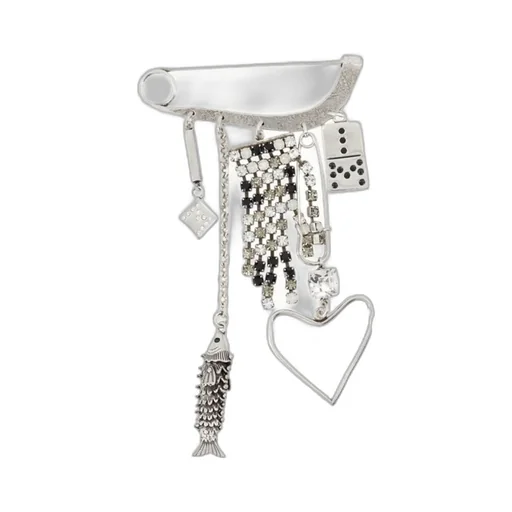 Brooch With Charms