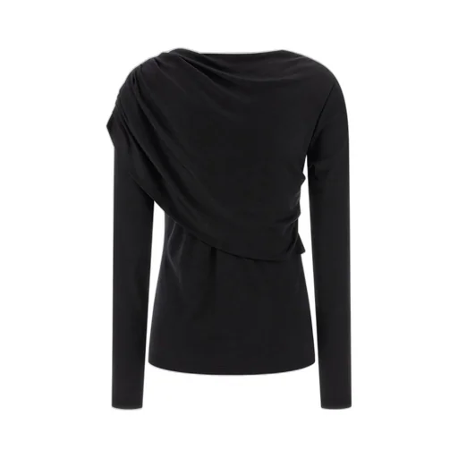 Draped Long Sleeve Top