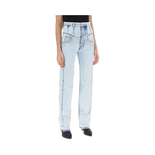 High-Waisted Wide-Leg Jeans