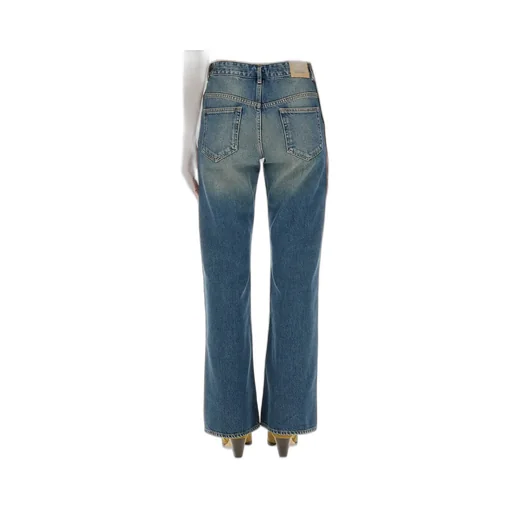 High-Waisted Flared Jeans