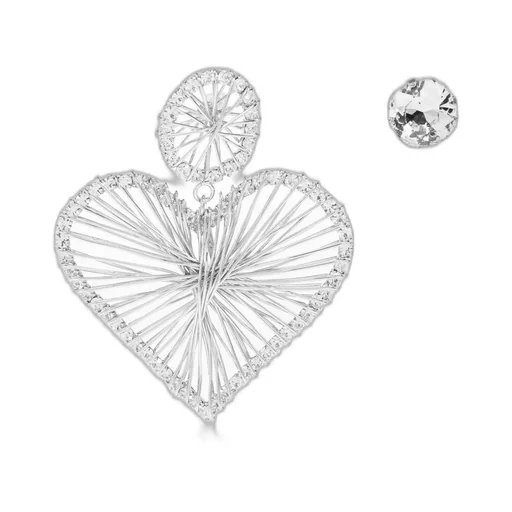 Heart Drop Earrings