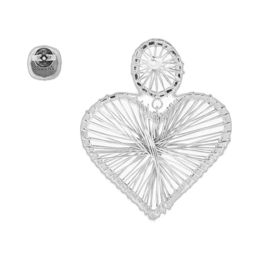 Heart Drop Earrings