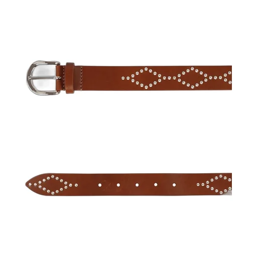 Studded Leather Belt