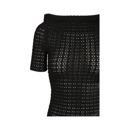 Crocheted Off-The-Shoulder Dress