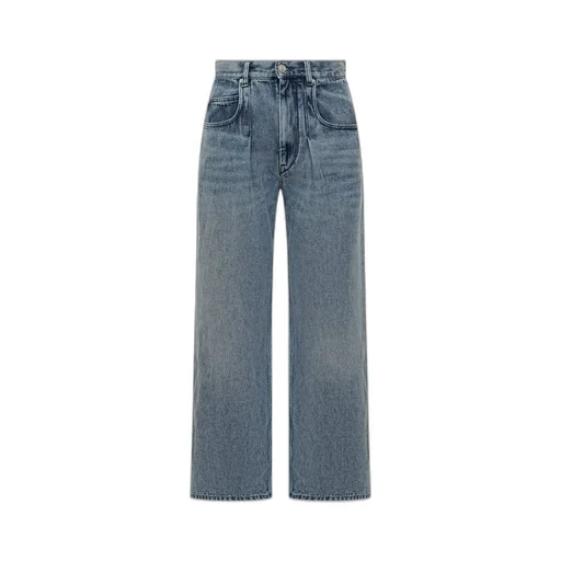 High-Waisted Wide-Leg Jeans