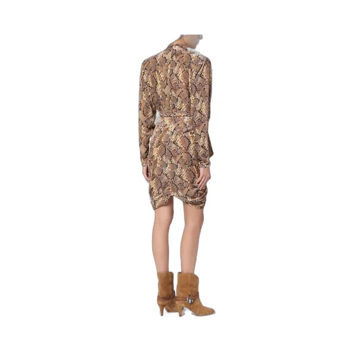 Printed Wrap Dress
