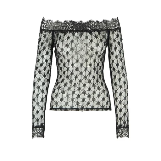 Off-The-Shoulder Lace Top