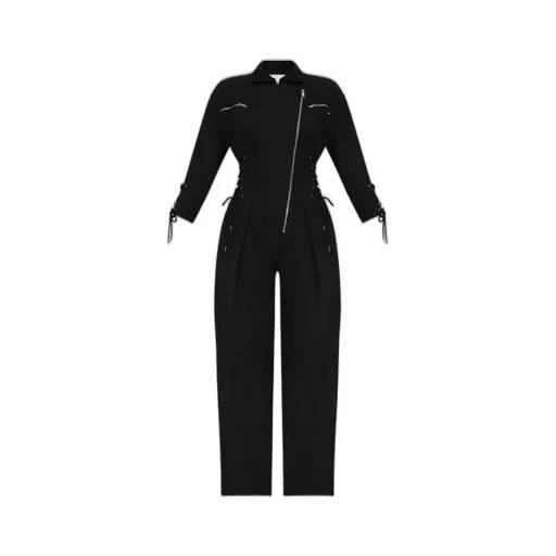 Jumpsuit With Lace-Up Detail
