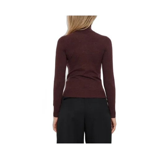 Zip-Up Turtleneck Sweater