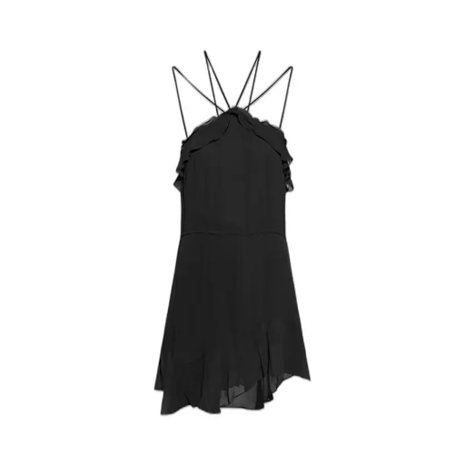 Ruffled Halter Dress