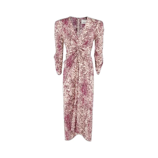 Ruched Print Dress