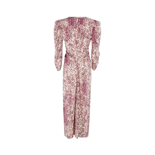 Ruched Print Dress