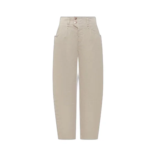 High-Waisted Balloon Trousers