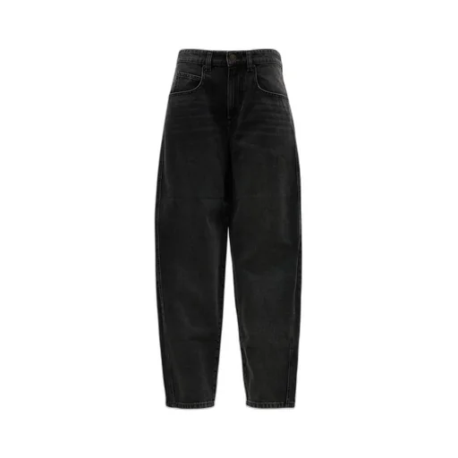 High-Waisted Balloon Jeans