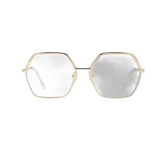 Geometric Hexagonal Eyeglasses