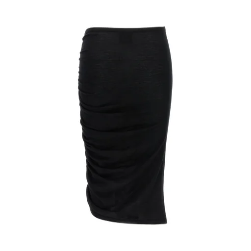 Ruched Midi Skirt