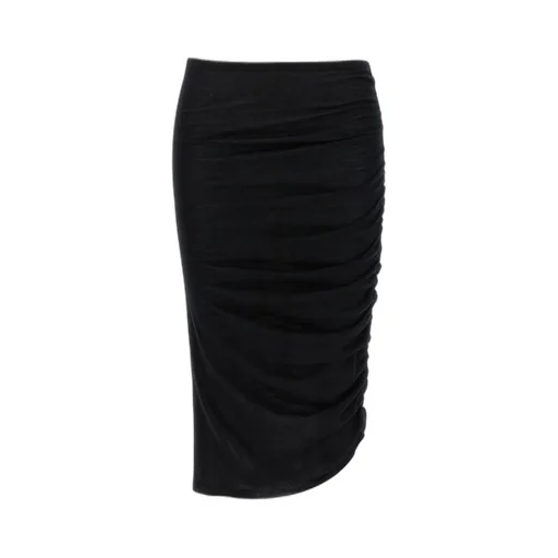Ruched Midi Skirt