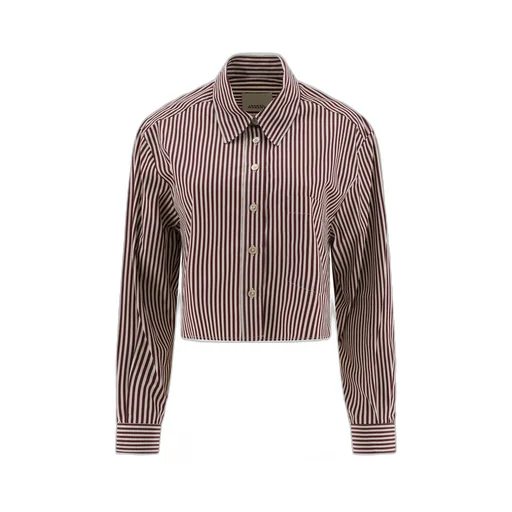 Striped Cropped Shirt
