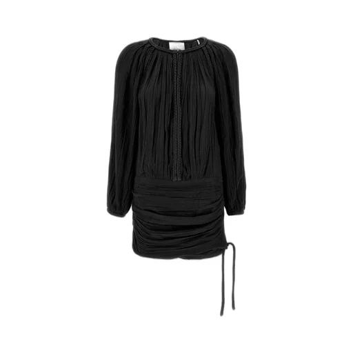 Ruched Drawstring Dress