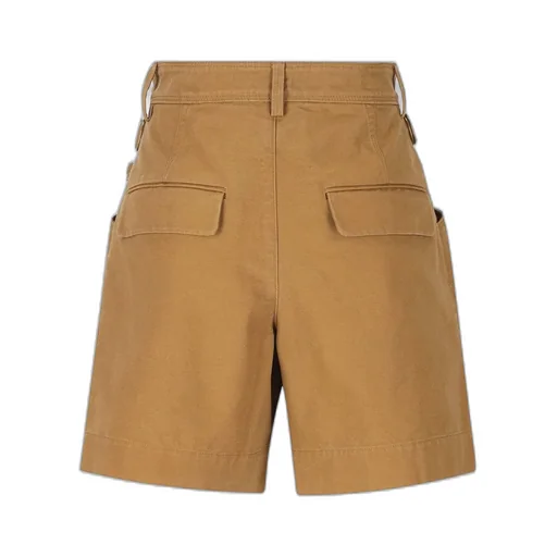 High-Waisted Shorts With Pleats