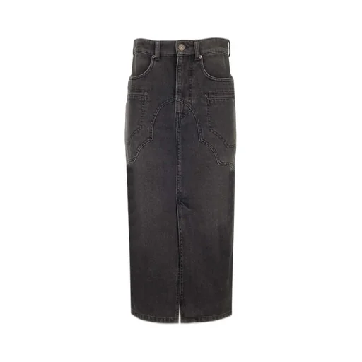 Denim Maxi Skirt