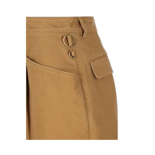 High-Waisted Shorts With Pleats