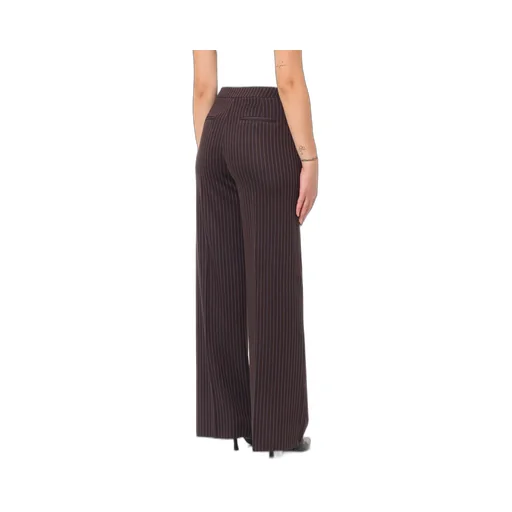 Wide Leg Pinstripe Pants