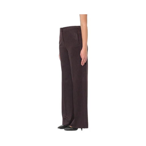 Wide Leg Pinstripe Pants