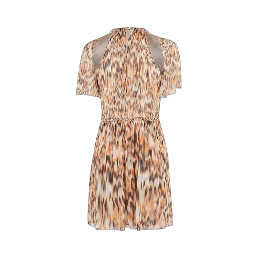 Printed Ruffle Dress