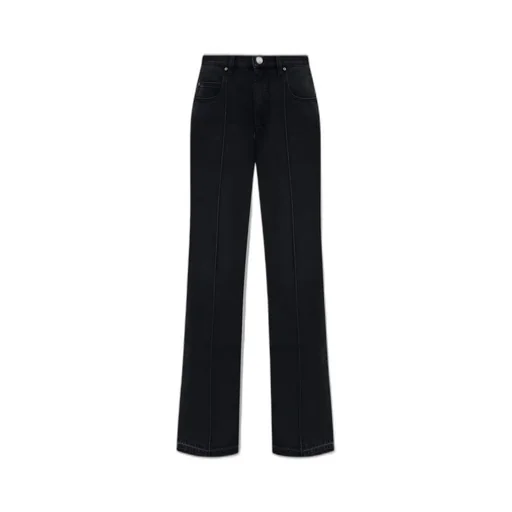 High-Waisted Wide-Leg Jeans