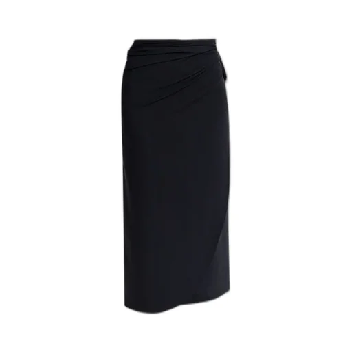 Draped Maxi Skirt