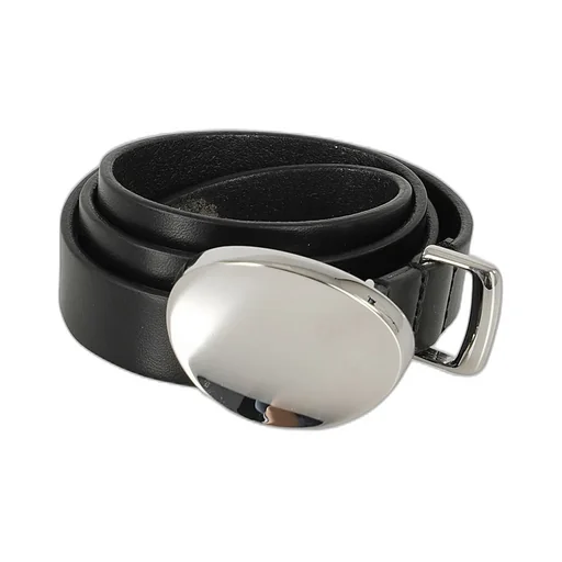 Belt With Oval Buckle