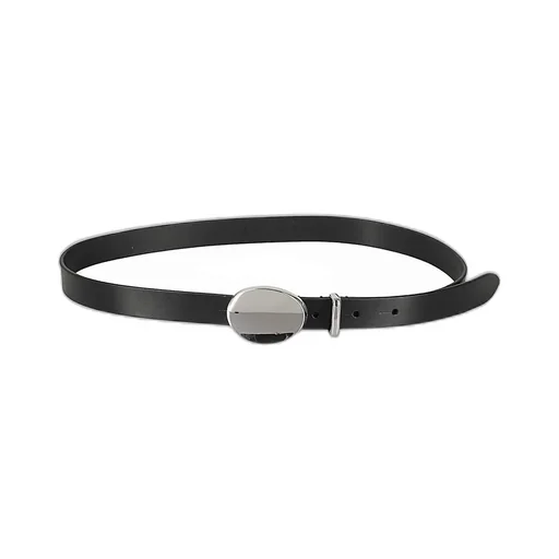 Belt With Oval Buckle