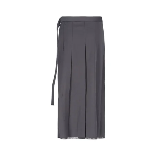 Pleated Maxi Skirt