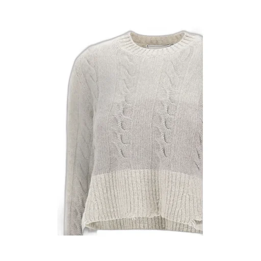 Cable Knit Cropped Sweater