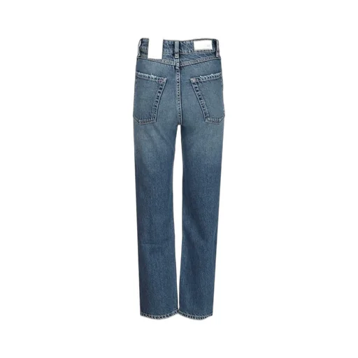 High Waisted Straight Leg Jeans