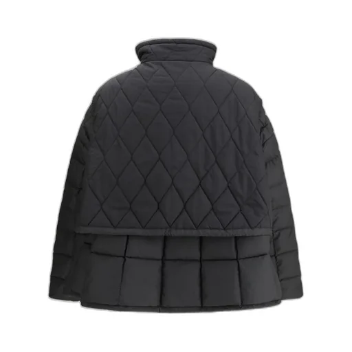 Quilted Bomber Jacket With Utility Pockets