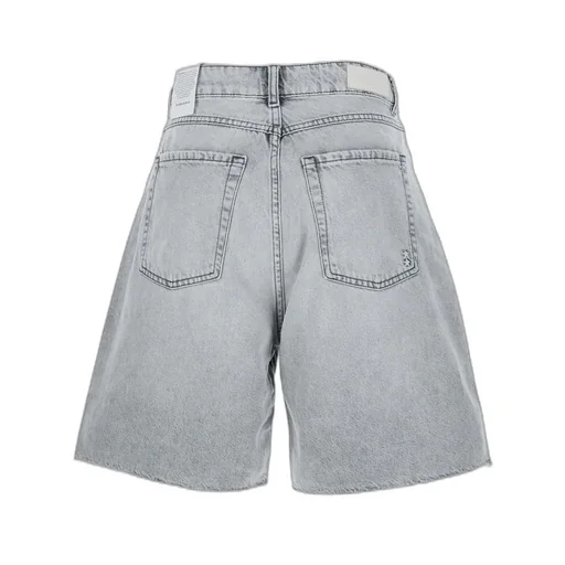 Distressed Denim Shorts