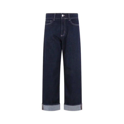 High-Waisted Wide-Leg Jeans