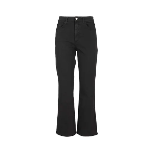 High-Waisted Flared Jeans