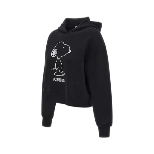 Hoodie With Snoopy Print