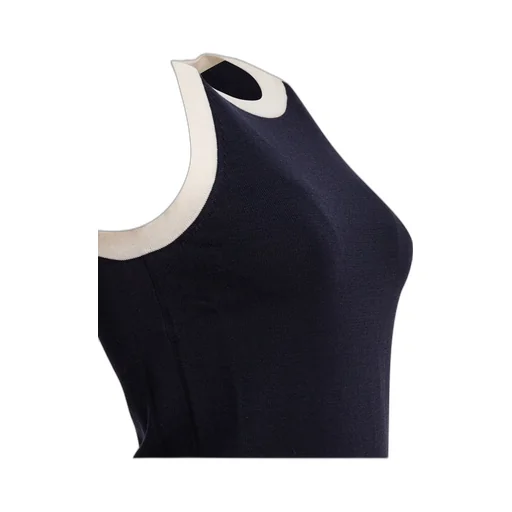 Halter Neck Knit Top