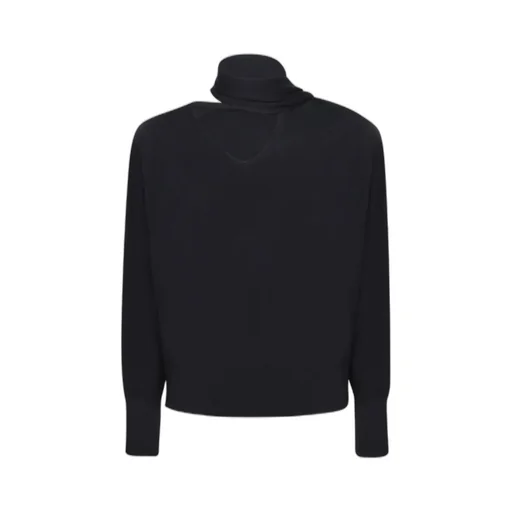 Turtleneck Sweater With Cut-Out