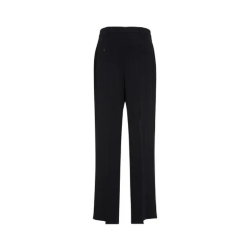 High-Waisted Pleated Trousers