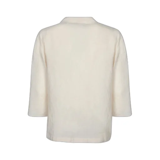 V-Neck Blouse With Tie Detail