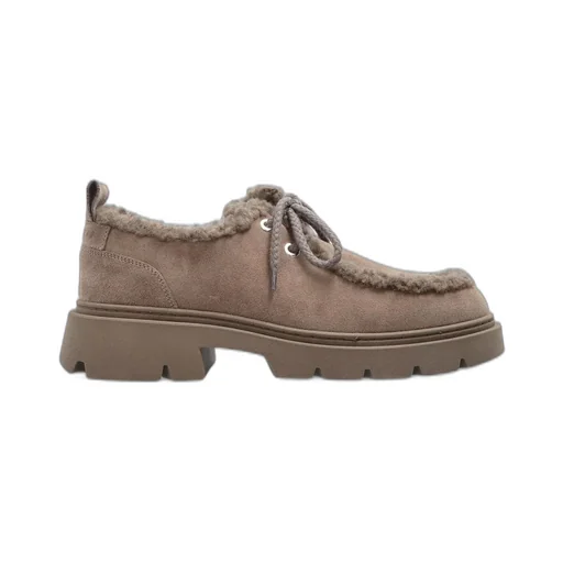 Shearling Trimmed Loafers