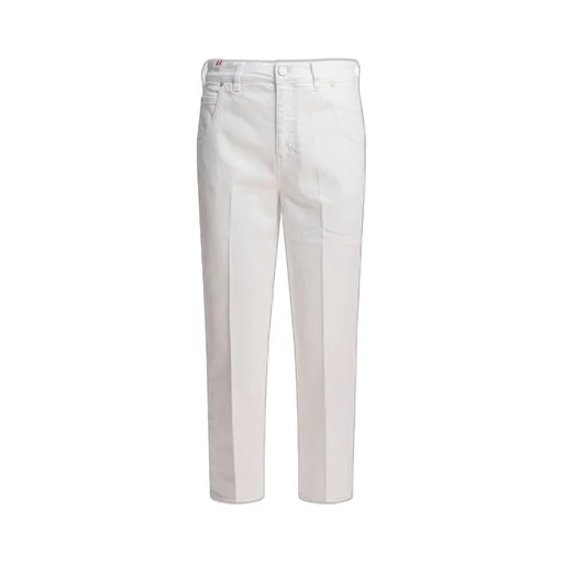 High-Waisted Straight-Leg Jeans