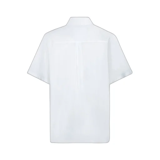 Short Sleeve Shirt With Macrame Pocket